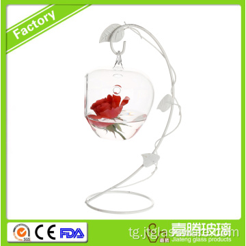 Овезон Glass Apple Shape Orb барои ҳама растаниҳои сабз